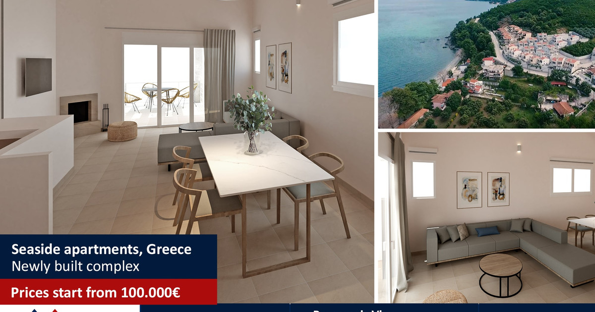 Seaside loft apartments & maisonettes for sale in Kokkino Nero Larissas, Greece