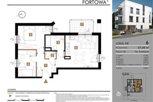 Mieszkanie na sprzedaż 58m2 Warszawa Bielany Fortowa - zdjęcie 2