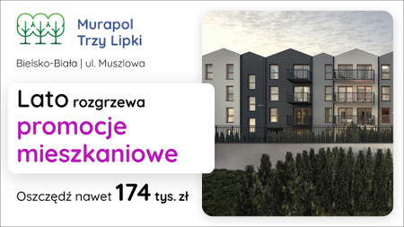 Nowa inwestycja - Murapol Trzy Lipki, Bielsko-Biała, ul. Muszlowa - promocja