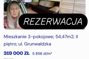 Mieszkanie na sprzedaż 55m2 zambrowski Zambrów Grunwaldzka - zdjęcie 1