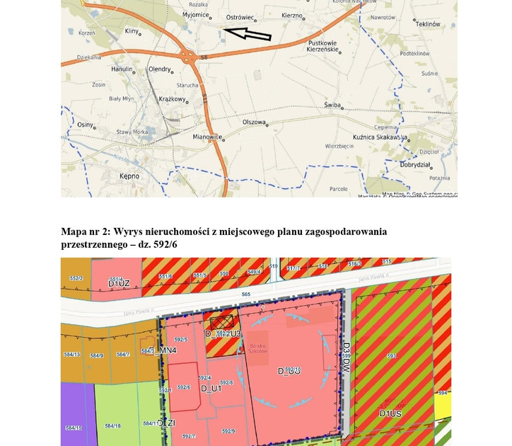 Przetarg - rejon ul. Jana Pawła II