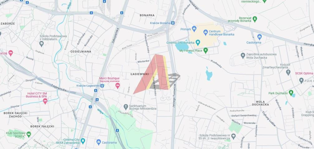 Możliwa zabudowa wieorodzinna niskiej intensywności
