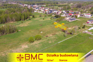 Działka na sprzedaż 757m2 częstochowski Starcza Szkolna - zdjęcie 1