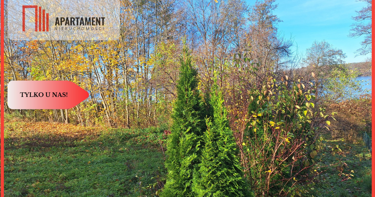 Pięknie położona działka przy jeziorze- Dobiegniew