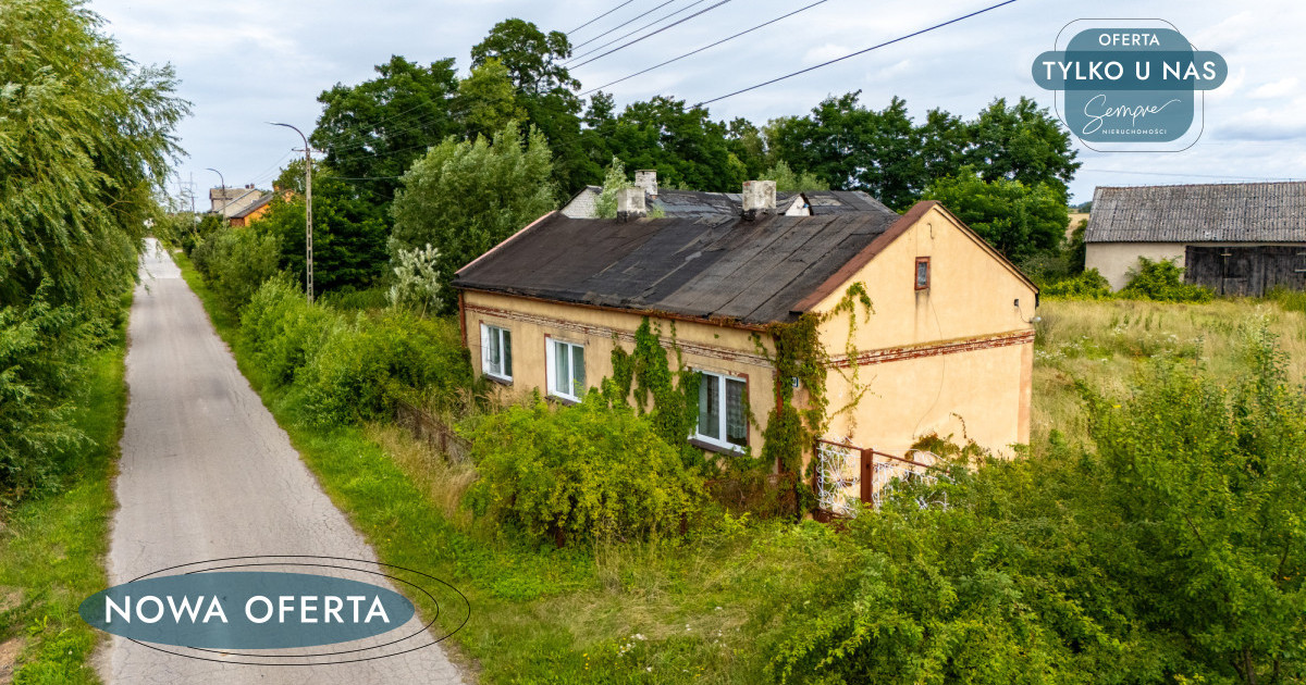Nieruchomość z potencjałem – duża działka 3869 m²