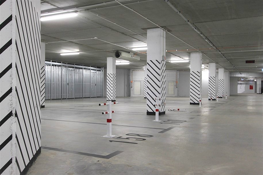 Podwójne miejsce parkingowe w garażu podziemnym - plac Grunwaldzki