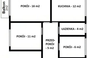 Mieszkanie na sprzedaż 55m2 Wrocław Krzyki Os. Powstańców Śląskich Lubuska - zdjęcie 1