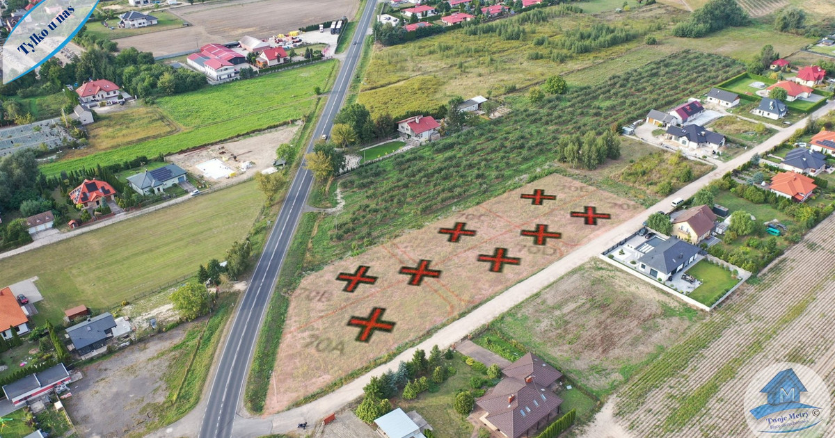 6468 m2: 6 działek 2 drogi