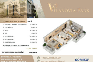 Mieszkanie na sprzedaż 74m2 Warszawa Wilanów Zawady Dostatnia - zdjęcie 3