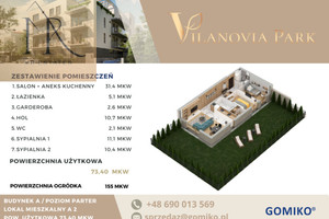 Mieszkanie na sprzedaż 74m2 Warszawa Wilanów Zawady Dostatnia - zdjęcie 1