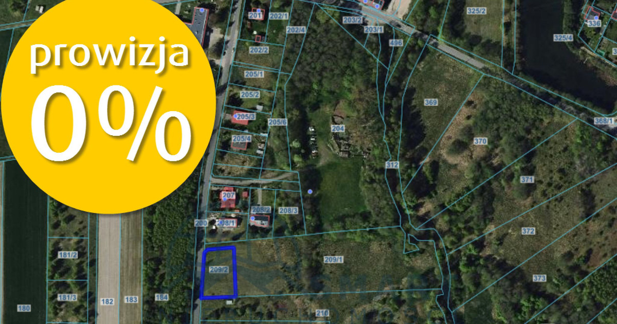 Piękna działka w Chociszewie pod duży dom