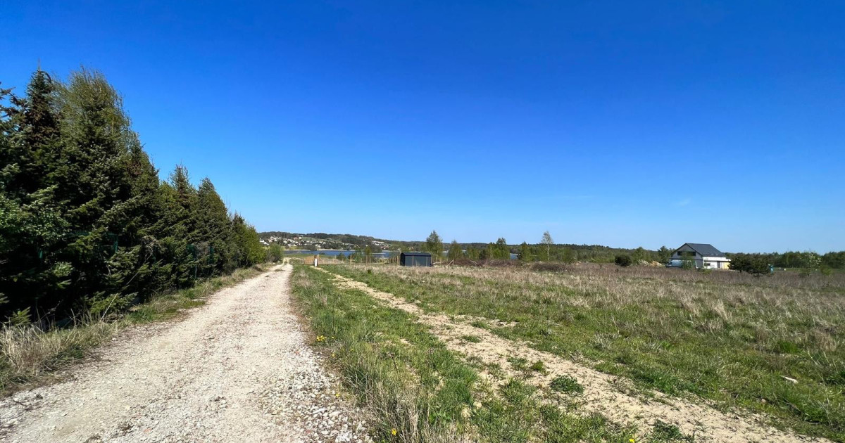 Spokojna działka przy jeziorze | 1004 m² | Warzno
