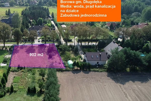 Działka na sprzedaż 902m2 wrocławski Długołęka Borowa Kasztanowa - zdjęcie 1