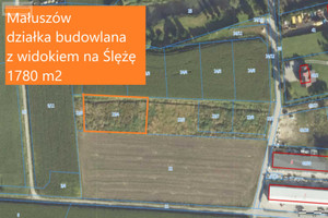 Działka na sprzedaż 1780m2 wrocławski Kobierzyce Małuszów Jagodowa - zdjęcie 1