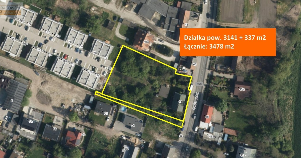 Dom z dużą działką inwestycyjną, centrum Widawy