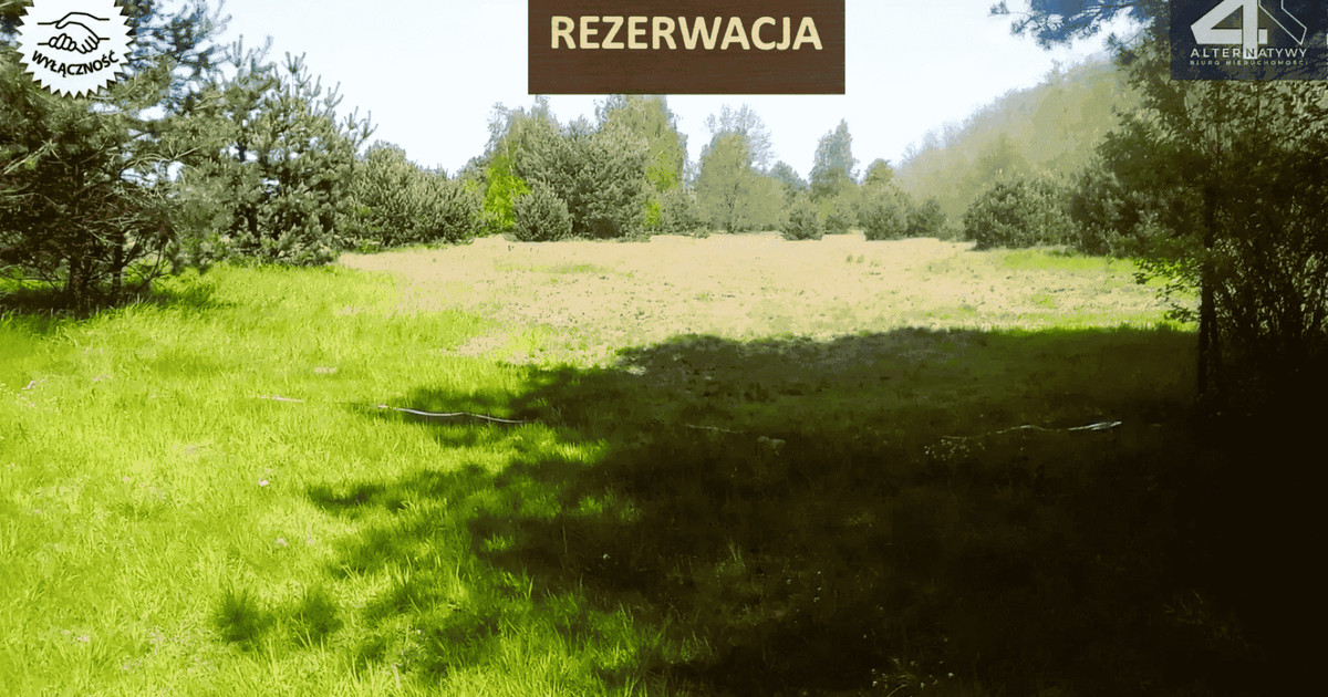 Atrakcyjna działka blisko lasu- okolice Pabianic