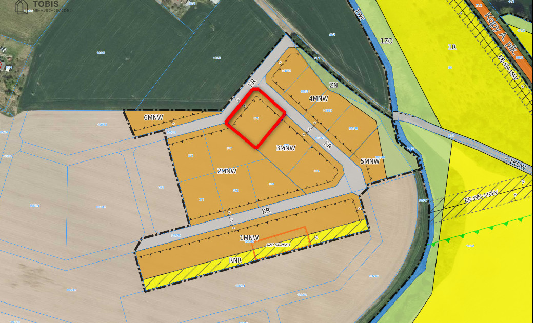 Działka budowlana | 1800m2 | MPZP | Trzcielin