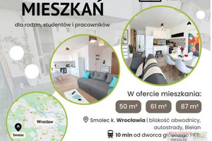 Mieszkanie do wynajęcia 50m2 Wrocław Fabryczna Muchobór Wielki Smolec tuż pod Wrocławiem - zdjęcie 1