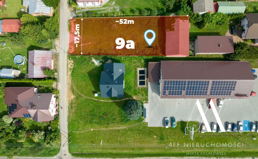 Działka budowlana 900 m² – Wielącza Poduchowna