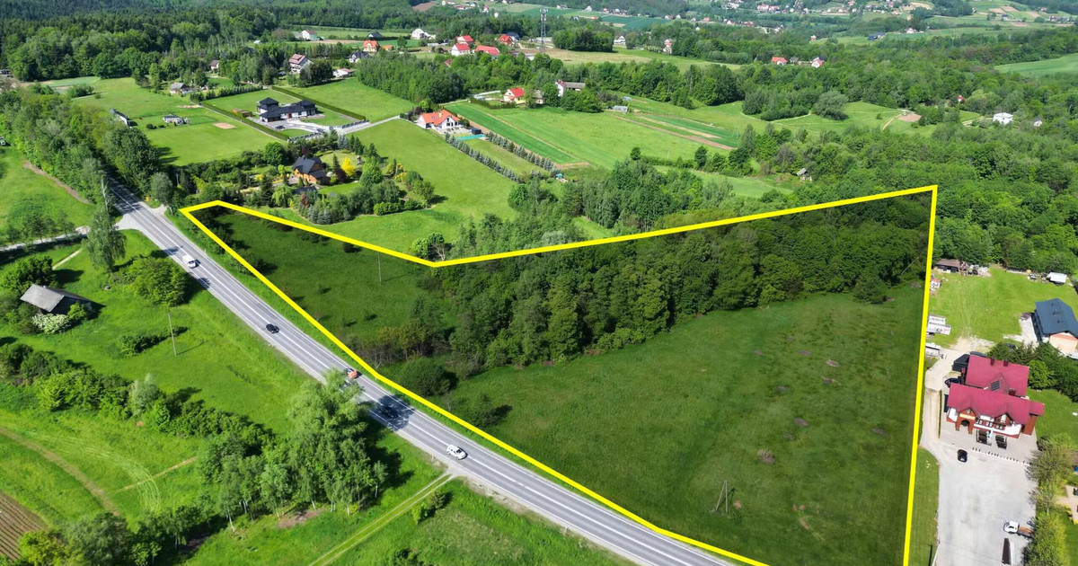 Duża działka przy trasie na Nowy Sącz – potencjał inwestycyjny