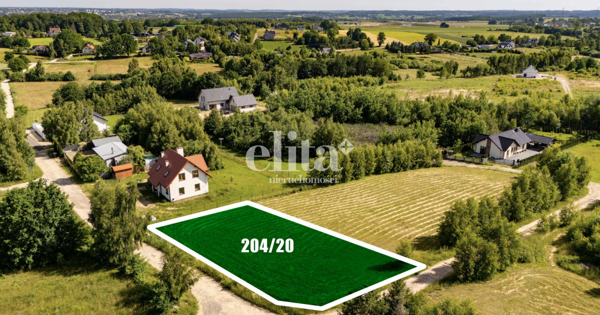 Malownicza działka budowlana (1003 m²) | Przyjaźń