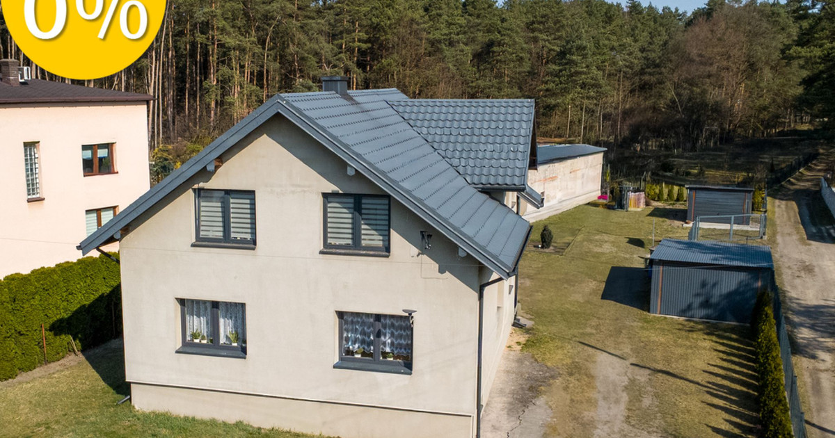 Dom przy lesie • po rozbudowie 2021 • duża działka