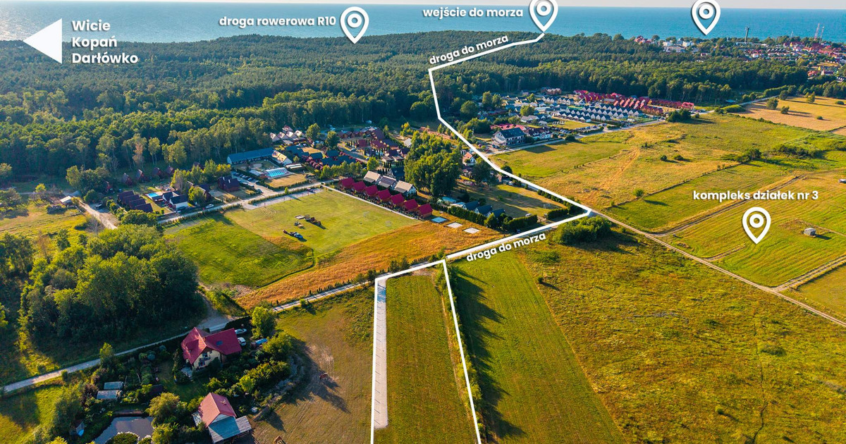 Działka budowlana nad morzem - Jarosławiec