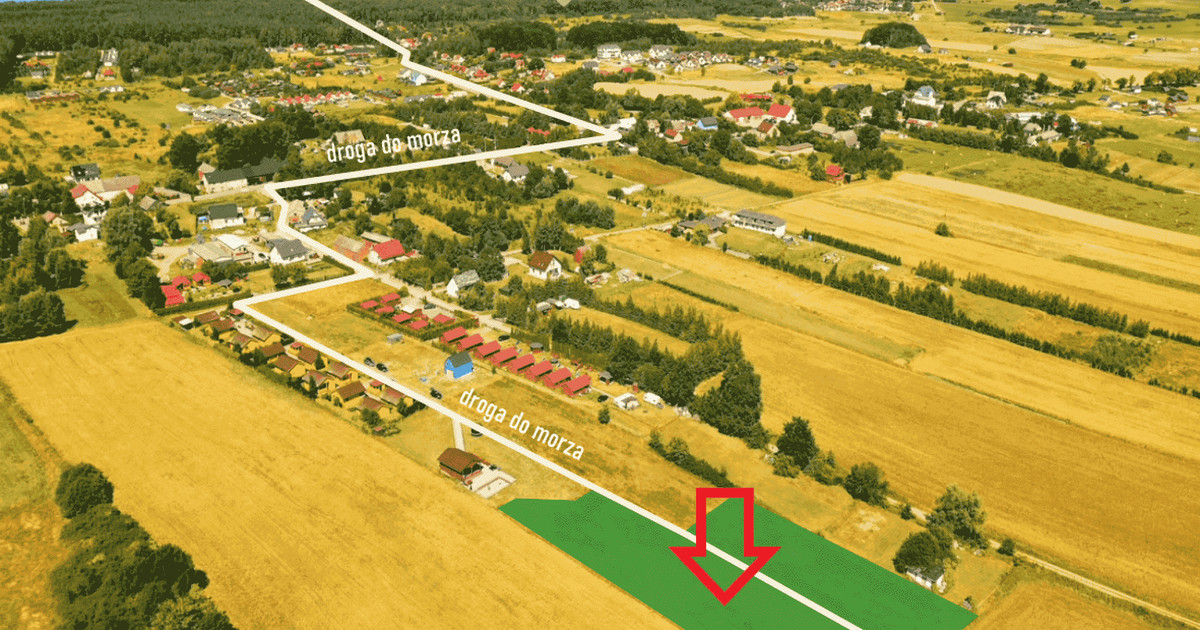 Działka budowlana nad morzem w Rusinowie