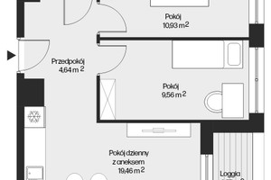 Mieszkanie na sprzedaż 49m2 Kraków Mistrzejowice Piasta Kołodzieja - zdjęcie 4