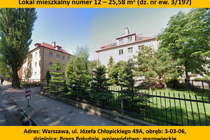 Mieszkanie na sprzedaż 26m2 Warszawa Praga-Południe Chłopickiego - zdjęcie 1