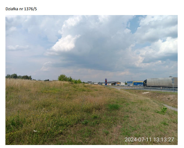 Działka niezabudowana nr 1376/5 w Kosowie Lackim