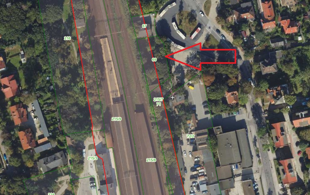 Działka pod różne rodzaje działalności przy pętli Gdańsk Oliwa ul. Droszyńskiego
