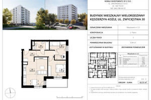 Mieszkanie na sprzedaż 63m2 kędzierzyńsko-kozielski Kędzierzyn-Koźle Zwycięstwa - zdjęcie 3