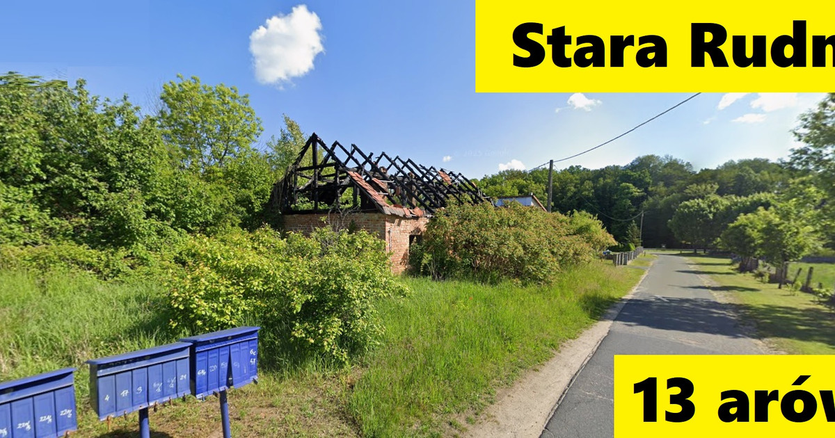 Działka budowlana - 13 arów, Stara Rudna