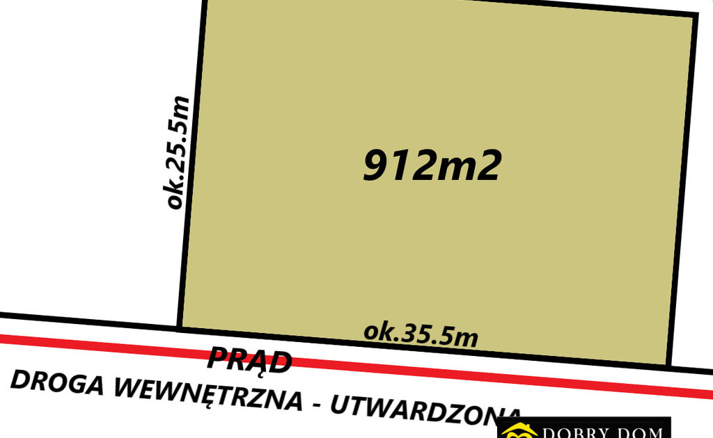 Ciasne – 912 m² – spokojna okolica