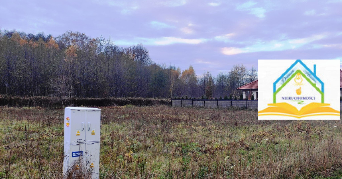 PIĘKNA I UZBROJONA DZIAŁKA BUDOWLANA