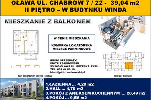 Mieszkanie na sprzedaż 40m2 oławski Oława Chabrów - zdjęcie 1