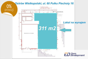 Komercyjne do wynajęcia 311m2 ostrowski Ostrów Wielkopolski 60 Pułku Piechoty - zdjęcie 3