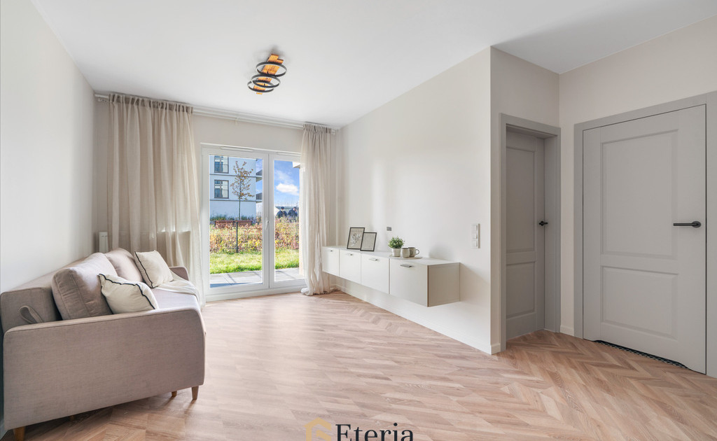 Premium 45 m² z ogródkiem, garaż – Bulwary Praskie