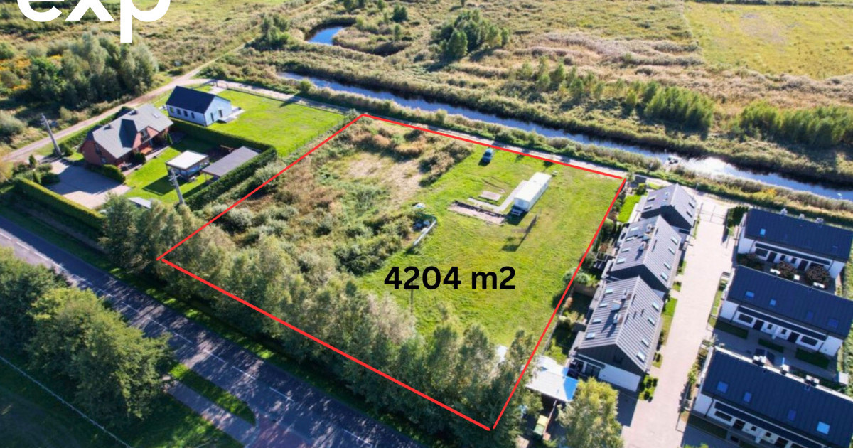 OKAZJA - 4204 m2 DZIAŁKA Budowlana nad Morzem