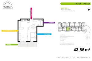 Mieszkanie na sprzedaż 44m2 Bydgoszcz Fordon - zdjęcie 2