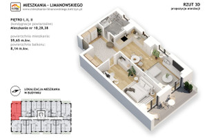 Mieszkanie na sprzedaż 60m2 kętrzyński Kętrzyn Limanowskiego 23 - zdjęcie 2