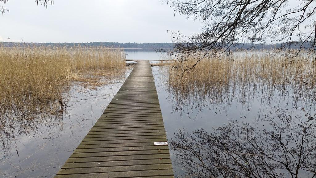 Działka nad jeziorem