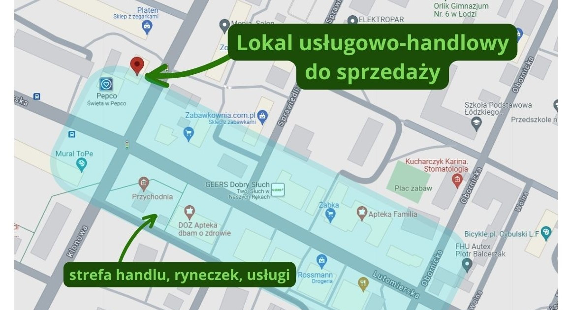 Bałuty, lokal usługowy, parking, garaż