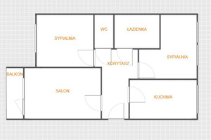 Mieszkanie na sprzedaż 58m2 Łódź Górna Dąbrowa - zdjęcie 1