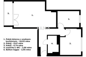 Mieszkanie na sprzedaż 46m2 Włocławek Śródmieście - zdjęcie 3