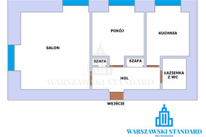 Mieszkanie do wynajęcia 48m2 Warszawa Mokotów Sielce Górska - zdjęcie 2