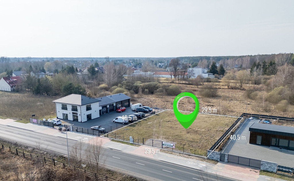 Działka mieszkaniowo-usługowa 1200m2