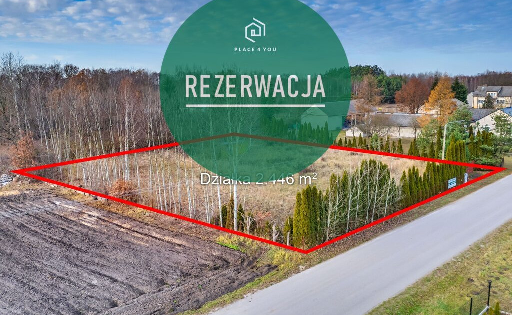 Uzbrojona działka budowlana w cichej okolicy