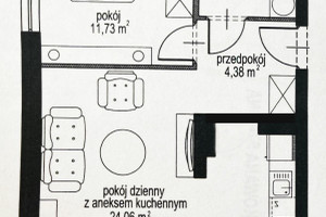 Mieszkanie do wynajęcia 46m2 piaseczyński Piaseczno Józefosław Wilanowska - zdjęcie 1